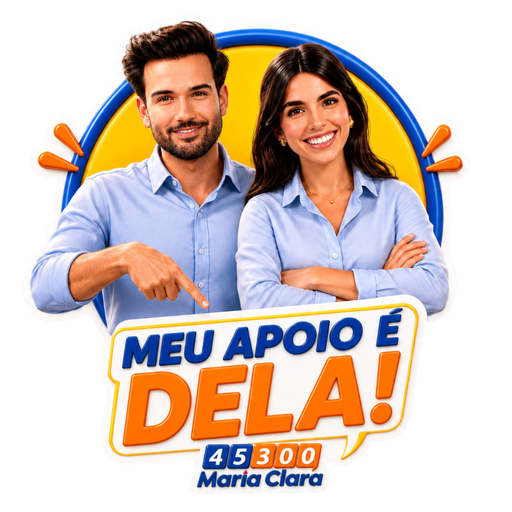 Meu apoio é dela!