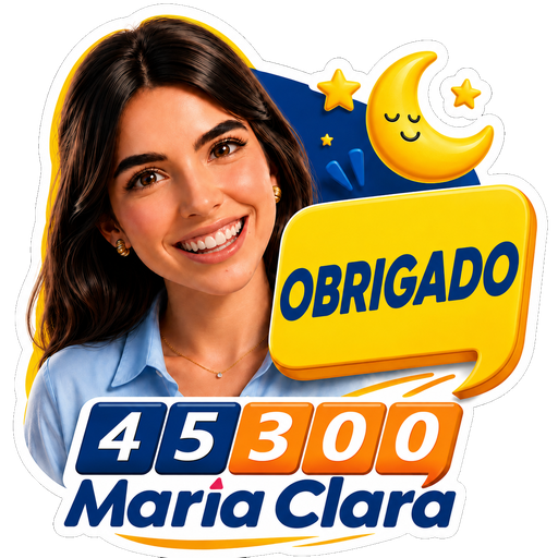 Obrigado! Maria Clara
