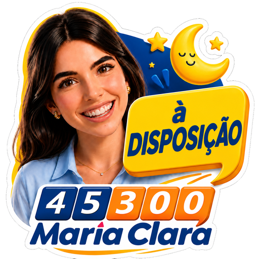 À disposição! Maria Clara