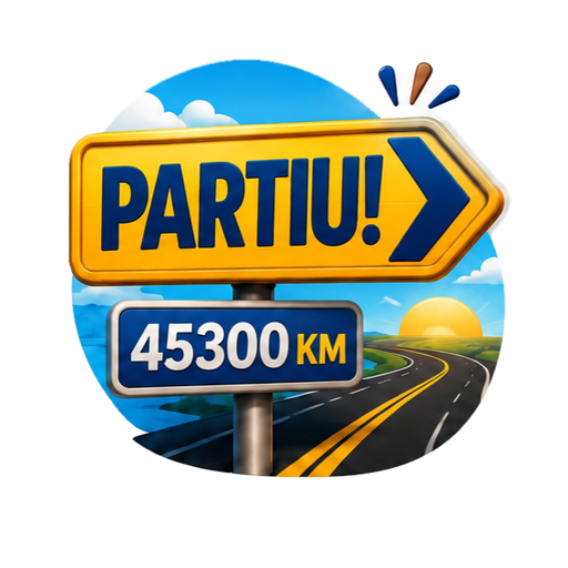 Partiu! 45300 km